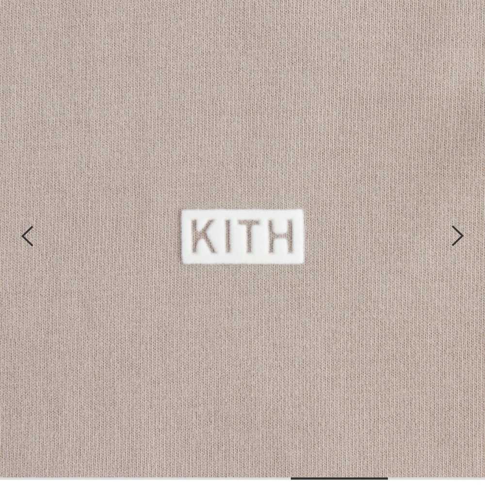 Kith Long-Sleeve Crewneck Shirt Color Quicksand - Picture 4 of 11